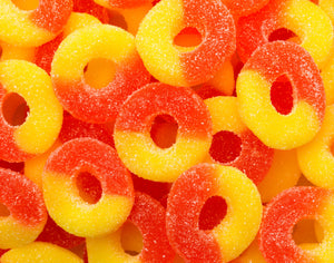 Freeze Dried Peach Rings