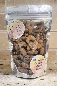 Cinnamon Sugar Candied Mixed NUts - Two Brothers Treats