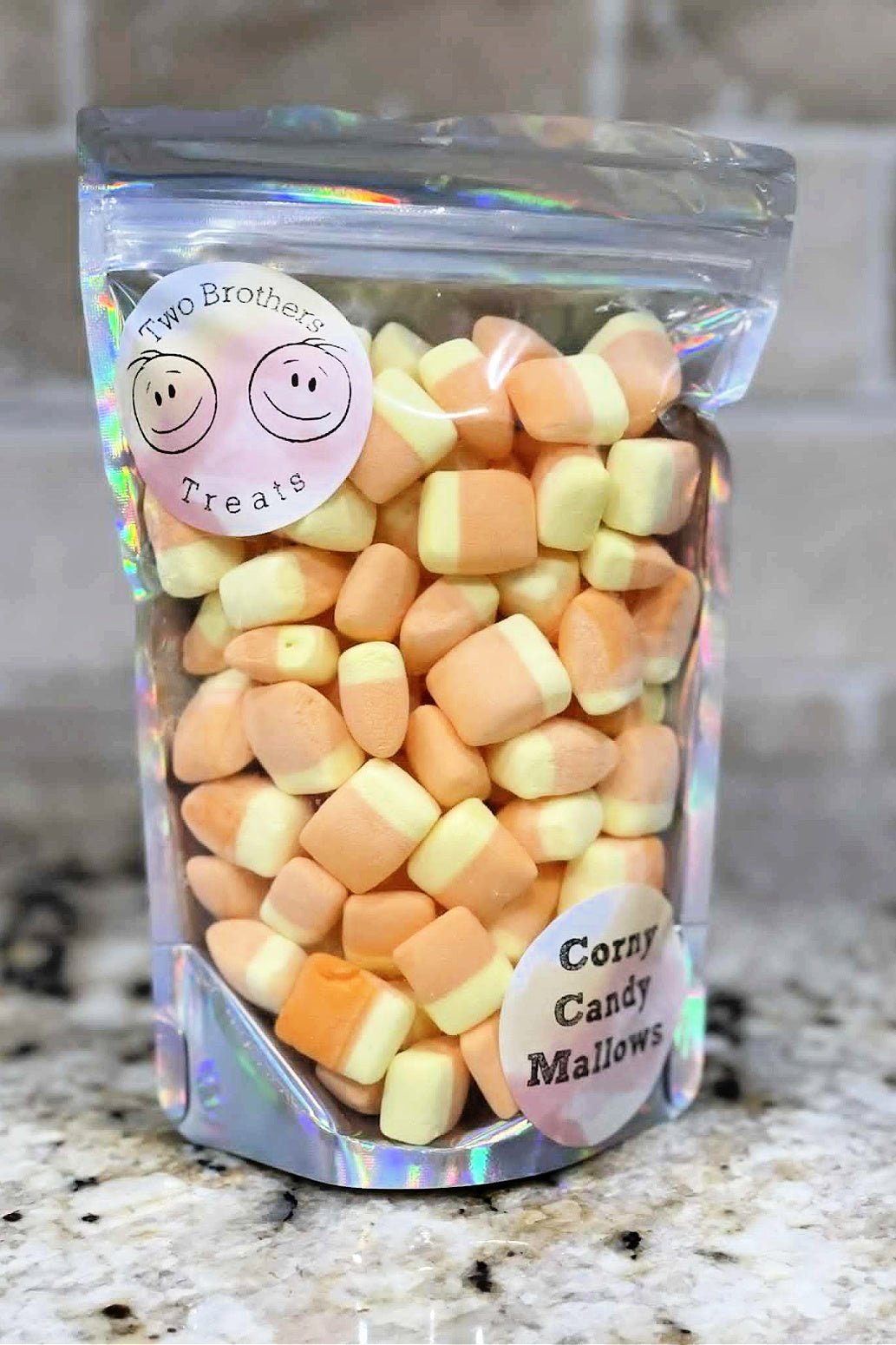 Freeze Dried Corny Candy Mallows - Two Brothers Treats
