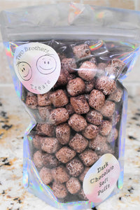 Freeze Dried Dark Chocolate Mini Marshmallows - Two Brothers Treats