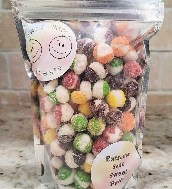 Freeze Dried Extreme Sour Puffs - Two Brothers Treats