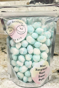 Freeze Dried Blue Raspberry Burst Sweet Puffs - Two Brothers Treats