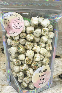 Freeze Dried Fruit Loop Flavored Mini Marshmallows - Two Brothers Treats