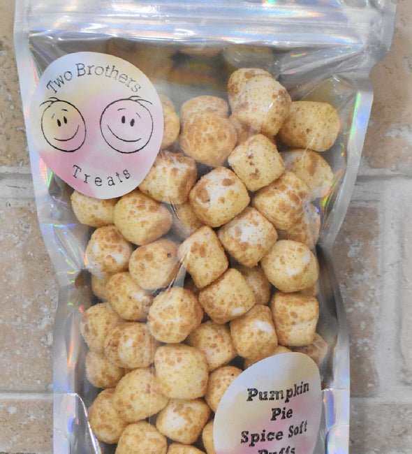 Freeze Dried Pumpkin Pie Spice Mini Marshmallows - Two Brothers Treats