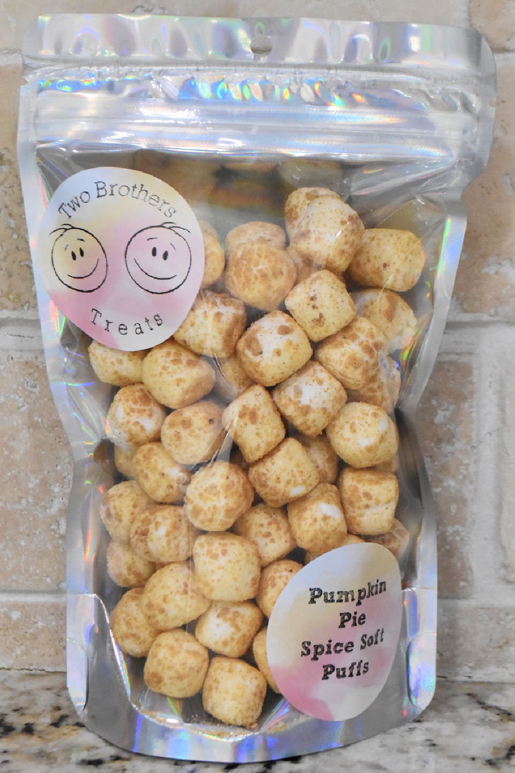 Freeze Dried Pumpkin Pie Spice Mini Marshmallows - Two Brothers Treats