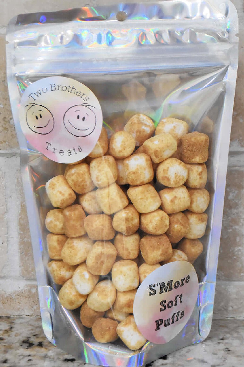 Freeze Dried S'more Mini Marshmallows - Two Brothers Treats