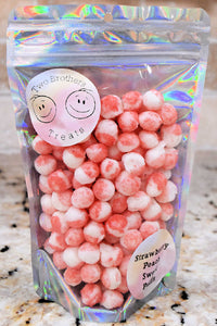 Freeze Dried Strawberry Peach Sweet Puffs - Two Brothers Treats