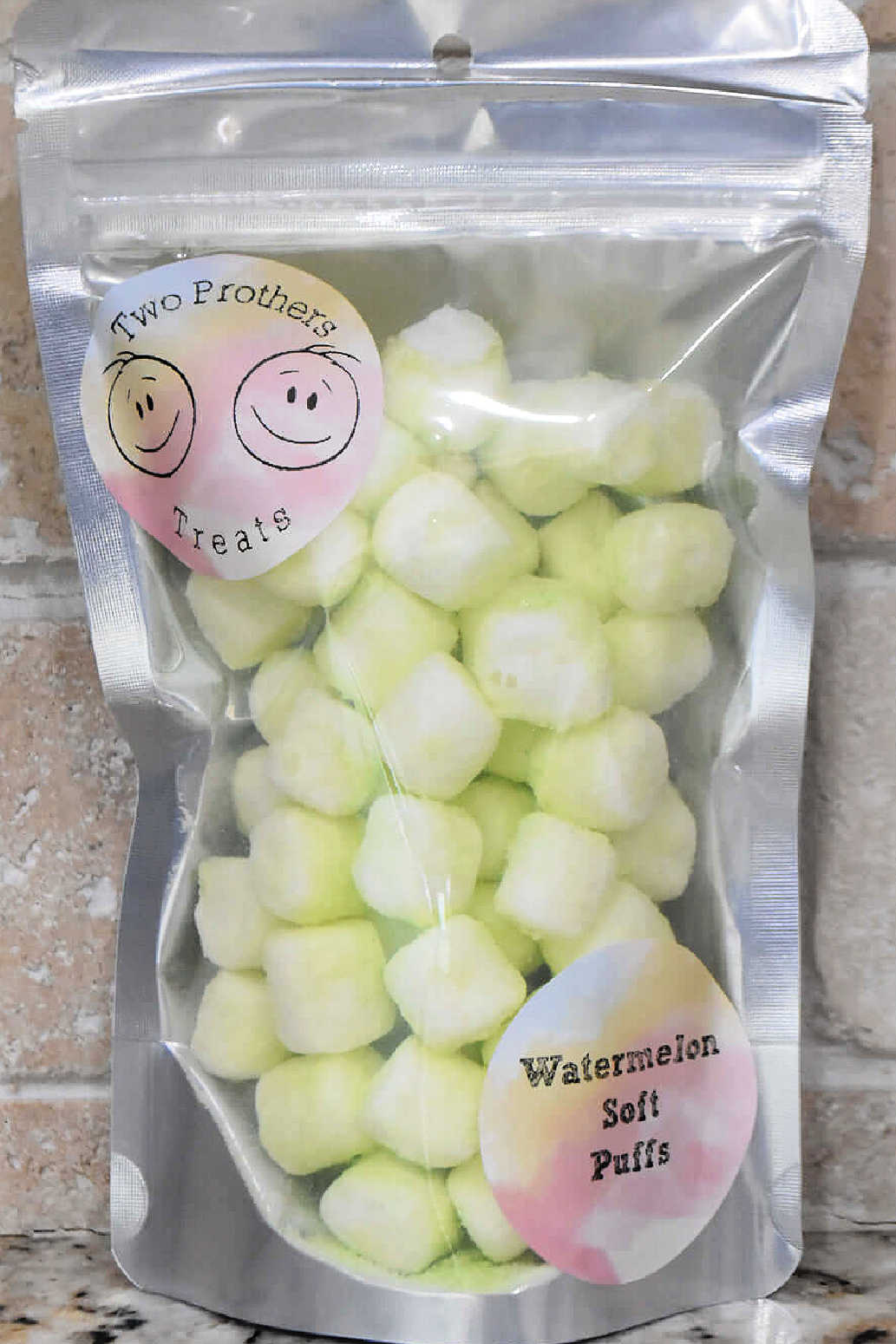 Freeze Dried Watermelon Mini Marshmallows - Two Brothers Treats