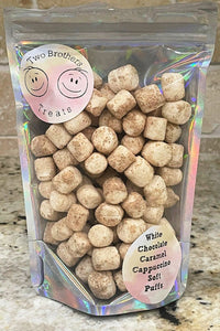 Freeze Dried White Chocolate Caramel Cappuccino Marshmallows - Two Brothers Treats