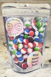 Freeze Dried Wild Berry Sweet Puffs - Two Brothers Treats